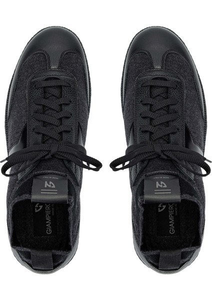 Erkek Hakiki Deri Siyah Casual Ayakkabı 664 44516B Erk Ayk SK24-25 Nero indirimleri