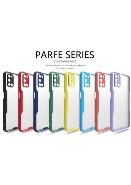 Oppo A92 Kılıf Zore Parfe Kapak-Kırmızı fiyatları