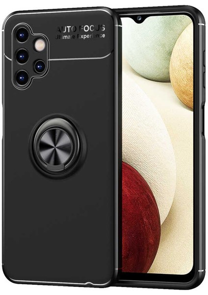 Galaxy A13 4g Kılıf Zore Ravel Silikon Kapak-Siyah