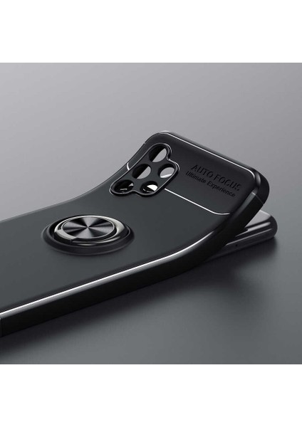 Galaxy A13 4g Kılıf Zore Ravel Silikon Kapak-Siyah