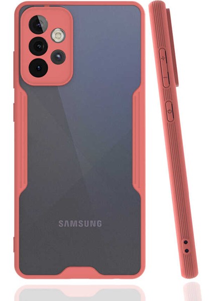 Galaxy A52 Kılıf Zore Parfe Kapak-Pembe