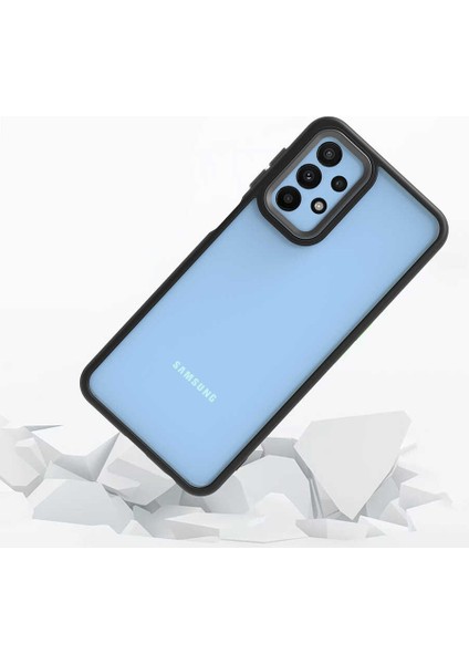 Galaxy A23 Kılıf Zore Flora Kapak-Kırmızı