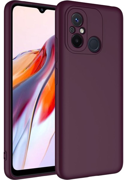 Xiaomi Redmi 12C Kılıf Zore Mara Lansman Kapak-Koyu Mor