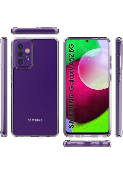 Galaxy A52 Kılıf Zore Coss Kapak-Renksiz
