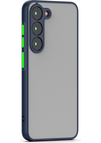 Galaxy S23 Kılıf Zore Hux Kapak-Lacivert