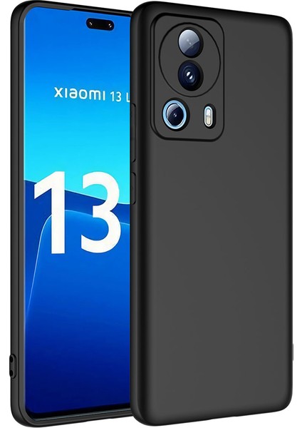 Xiaomi Mi 13 Lite Kılıf Zore Mara Lansman Kapak-Siyah