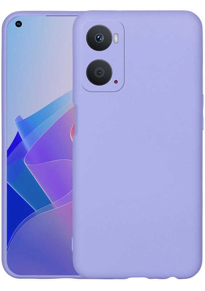 Oppo A96 4g Kılıf Zore Mara Lansman Kapak-Lila