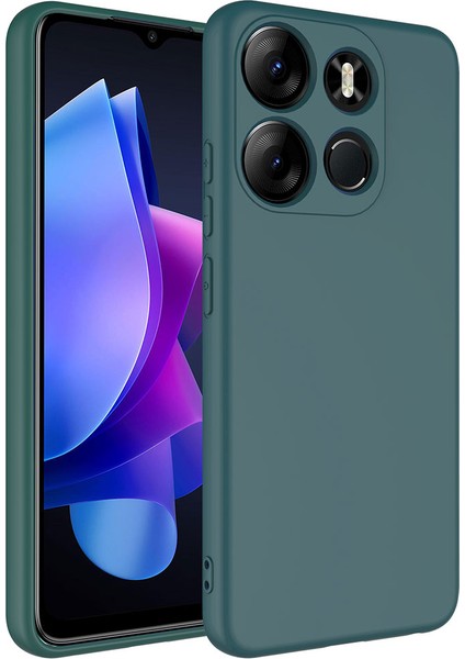 Tecno Spark Go 2023 Kılıf Zore Mara Lansman Kapak-Koyu Yeşil