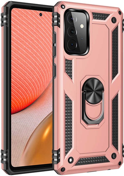 Galaxy A72 Kılıf Zore Vega Kapak-Rose Gold