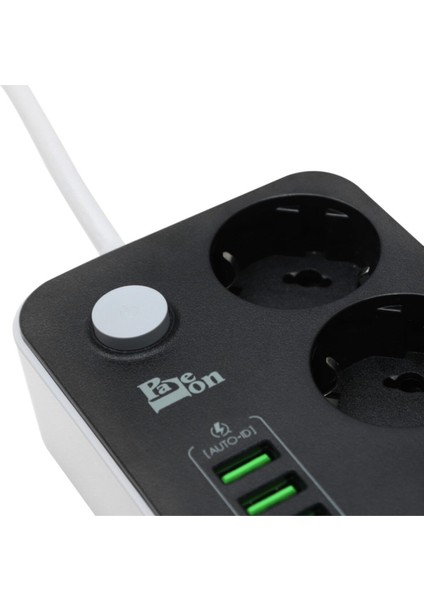 3.4A 6 USB Bağlantı Noktası 3'lü Uzatma Akım Akım Korumalı Grup Priz modelleri