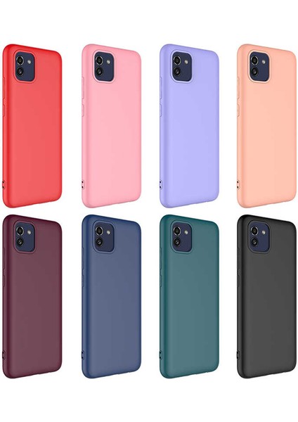 Galaxy A03 Kılıf Zore Mara Lansman Kapak-Lila modelleri