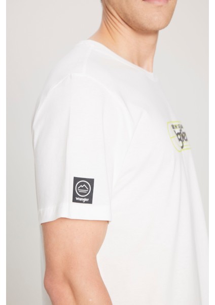 Regular Fit Normal Kesim Bisiklet Yaka Pamuk Kırık Beyaz Tişört indirimleri