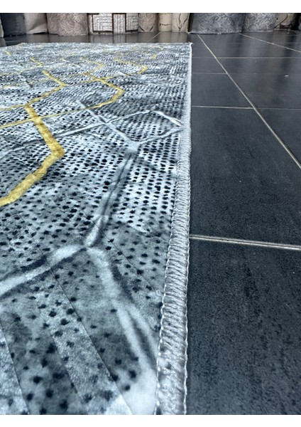 Siyah Keçeli Kaymaz Taban Yıkanabilir Yumuşak Yüzey Jel Halı indirimleri