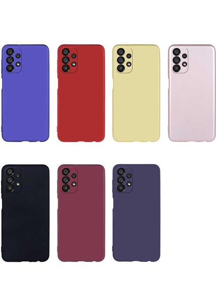 Galaxy A23 Kılıf Zore Premier Silikon Kapak-Kırmızı