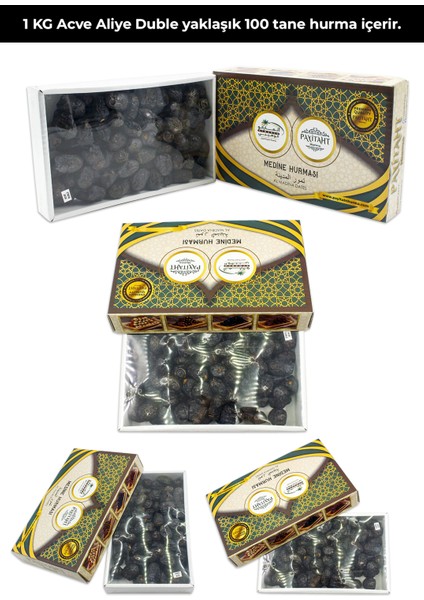Acve Aliye Duble Lüks Medine 10 kg Yeni Mahsul Etli Yoğun Kıvamlı Aliye Duble Lüks Hurma ALIYE10 kg fiyatları