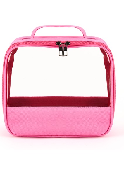 Beedesign Pvc Detaylı Kozmetik Çantası - Pembe