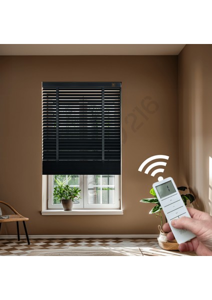 Motorlu Ahşap Jaluzi Perde 50 mm fiyatları