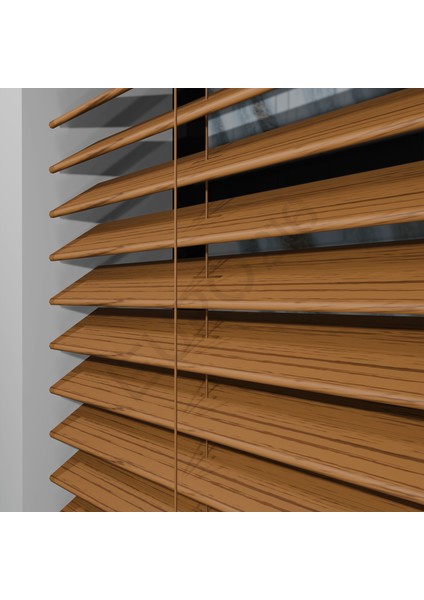 Motorlu Ahşap Jaluzi Perde 50 mm fırsatları