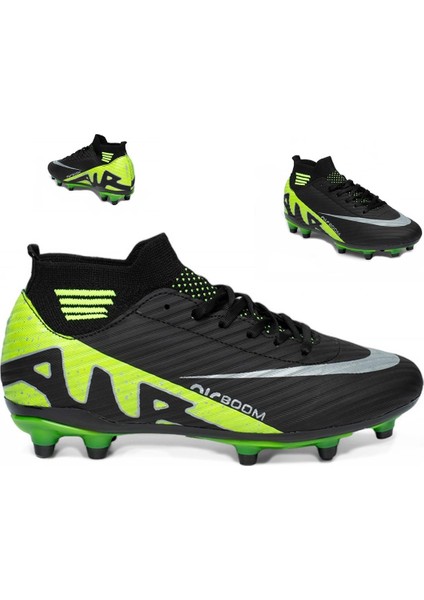 La Liga Erkek 565 Bilekli Siyah Sarı Desen Krampon