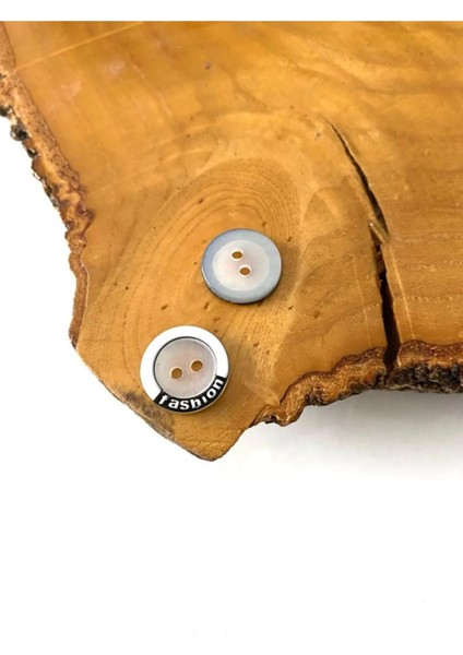 15 mm Fashion Siyah-Beyaz Buzlu Düğme (25 Adet) fiyatları