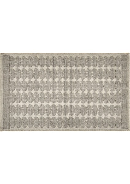 Soft Folium 2'li Banyo Paspası - Gri - 60X100 cm + 50X60 cm