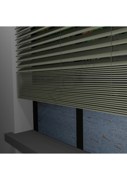 Ahşap Jaluzi Perde 50 mm GERÇEK AHŞAP Motorlu / Kumandalı TAŞ Renk modelleri