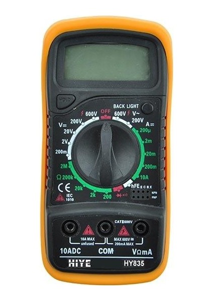 Hy 835W Dijital Ölçü Aleti;ub;class