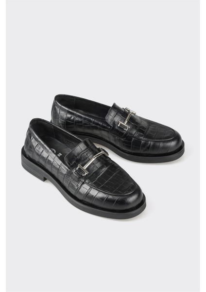 Elle Siyah Deri Kadın Günlük Ayakkabı fiyatları