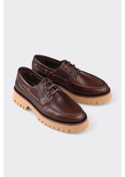 Elle Kahve Deri Kadın Günlük Ayakkabı fiyatları