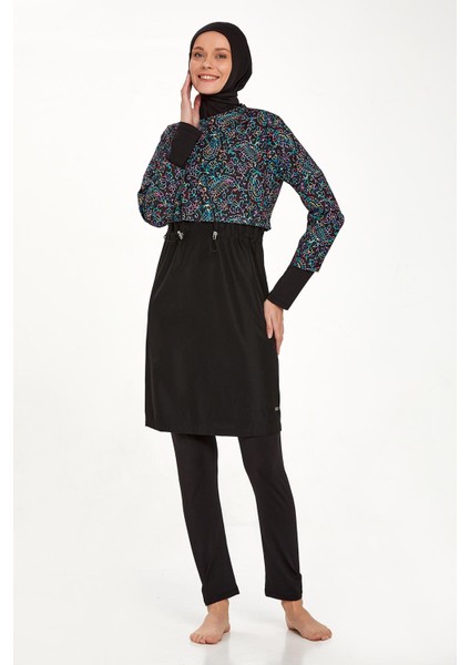 Tam Kapalı Tesettür Mayo Sally 1407 Siyah fiyatları