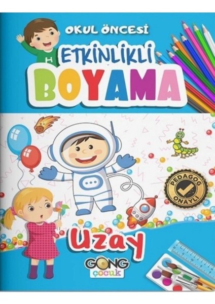 Boyama Kitabı 5'li Set Çocuklar Için Eğlenceli Etkinlik-Pedagog Onaylı