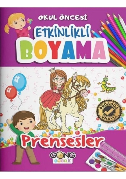 Boyama Kitabı 5'li Set Çocuklar Için Eğlenceli Etkinlik-Pedagog Onaylı