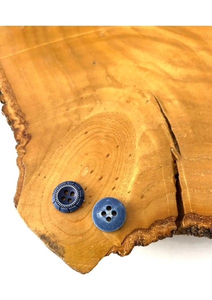 11,5 mm Lacivert Polyester Düğme (25 Adet) fiyatları