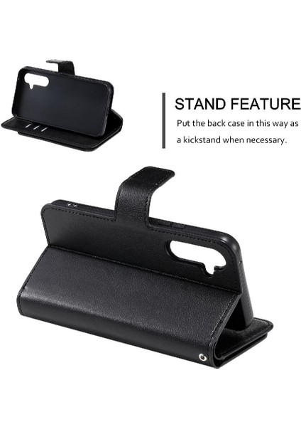 Samsung Galaxy A54 5g Pu Deri 9 Kart Yuvaları Manyetik Kickstand (Yurt Dışından) indirimleri