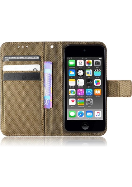 Ipod Touch 7//6/5 Manyetik Cüzdan Kickstand Kapak Kart Tutucu Için Kılıf (Yurt Dışından)