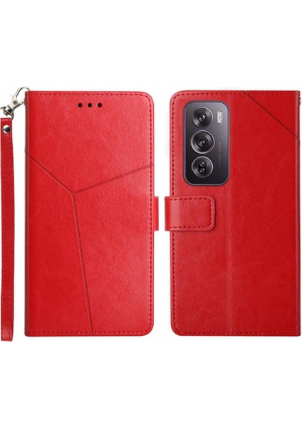 Oppo RENO12 Pro 5g Için Kılıf Kapak Kapak Kitap Katlanır Deri Cüzdan Tpu (Yurt Dışından)