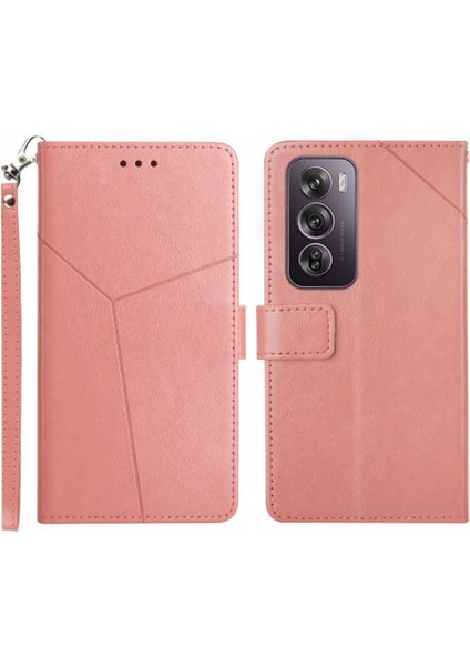 Oppo RENO12 Pro 5g Için Kılıf Kapak Kapak Kitap Katlanır Deri Cüzdan Tpu (Yurt Dışından)