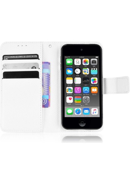 Ipod Touch 7//6/5 Manyetik Cüzdan Kickstand Kapak Kart Tutucu Için Kılıf (Yurt Dışından)