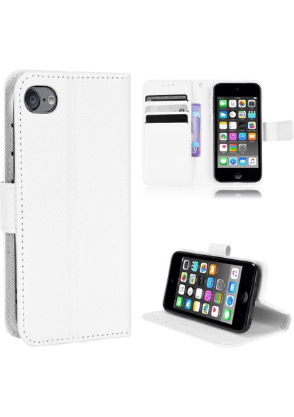 Ipod Touch 7//6/5 Manyetik Cüzdan Kickstand Kapak Kart Tutucu Için Kılıf (Yurt Dışından)