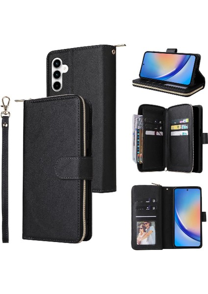 Samsung Galaxy A35 5g Için Kılıf ile El Kayışı Kapak Çevirin Cüzdan Kılıf ile (Yurt Dışından)