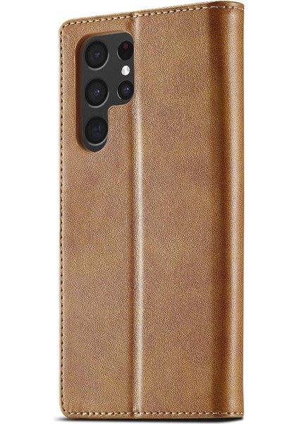 Tutucu Kart Yuvaları ile Samsung Galaxy S24 Ultra Için Kılıf Cüzdan Buzağı Flip (Yurt Dışından) fiyatları