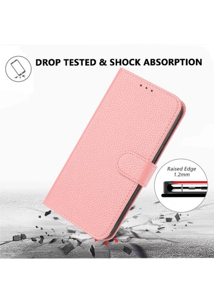 GX Boutique Oppo Phone 4g Kart Yuvaları Için Telefon Kılıfı Tutucu Flip Folio Pu Deri Litchi (Yurt Dışından)