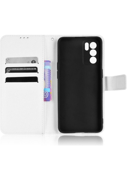 Oppo Oppo 6 Pro Artı 5g Kapak Için Kickstand Manyetik Cüzdan Kartı (Yurt Dışından) modelleri