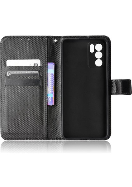 Oppo Oppo 6 Pro Artı 5g Kapak Için Kickstand Manyetik Cüzdan Kartı (Yurt Dışından) modelleri