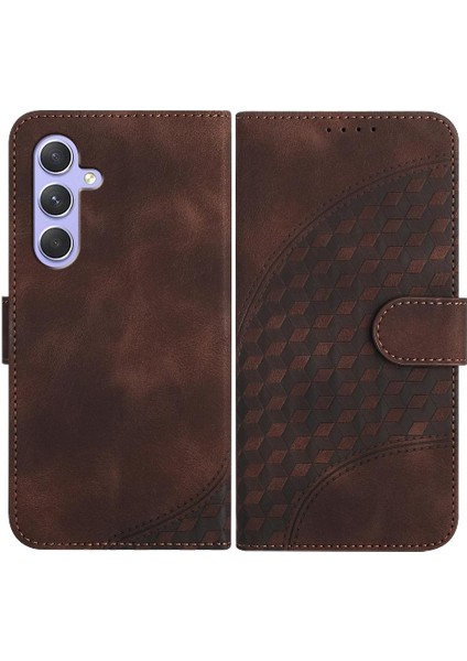 Samsung Galaxy A16 Için Flip Case Pu Deri Kapak Çevirin Manyetik Kart Durumda (Yurt Dışından)