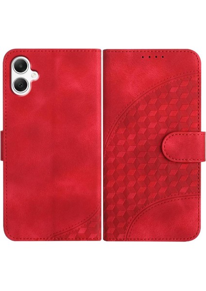 GX Boutique Samsung Galaxy A06 Darbeye Deri Kılıf Flip Iş Pu Için Flip Case (Yurt Dışından)