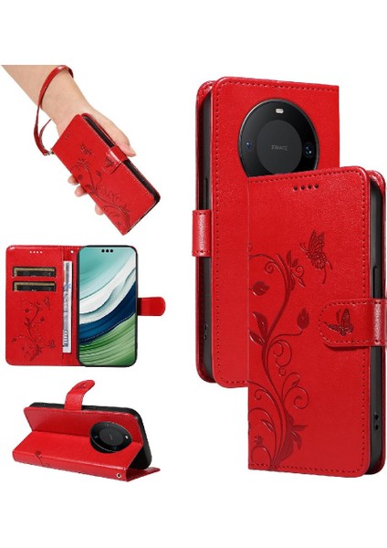 Huawei Mate 60 Pro Artı ve Kart Yuvası Cüzdan Telefon Kılıfı Için Flip Case (Yurt Dışından)