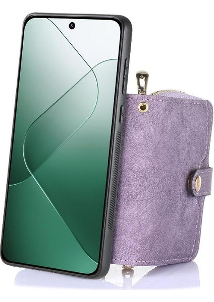 Xiaomi 14 Için Kılıf Pro Premium Deri Standı Ayarlanabilir Kordon 7 Kart (Yurt Dışından) fiyatları