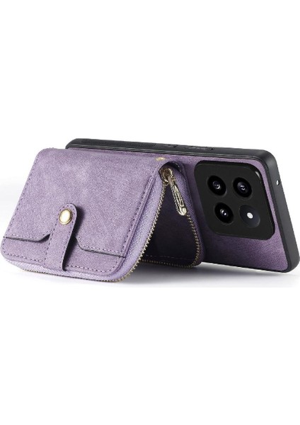 Xiaomi 14 Için Kılıf Pro Premium Deri Standı Ayarlanabilir Kordon 7 Kart (Yurt Dışından) fırsatları