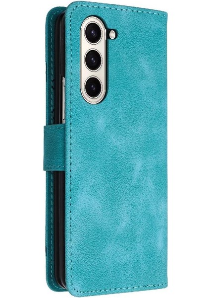 Samsung Galaxy Z Için Flip Case Kart ile Kat 6 Manyetik Kapak Pu Deri (Yurt Dışından)